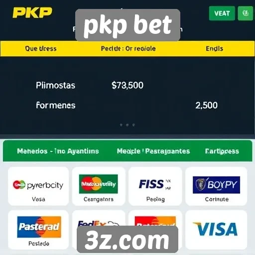 Métodos de pagamento disponíveis no pkp bet